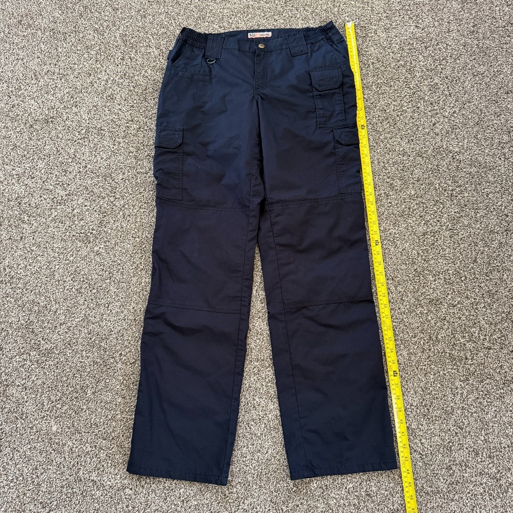 511 Tactical Pants Women's 14 Long Black Cargo Stryke Canvas Utility Ripstop